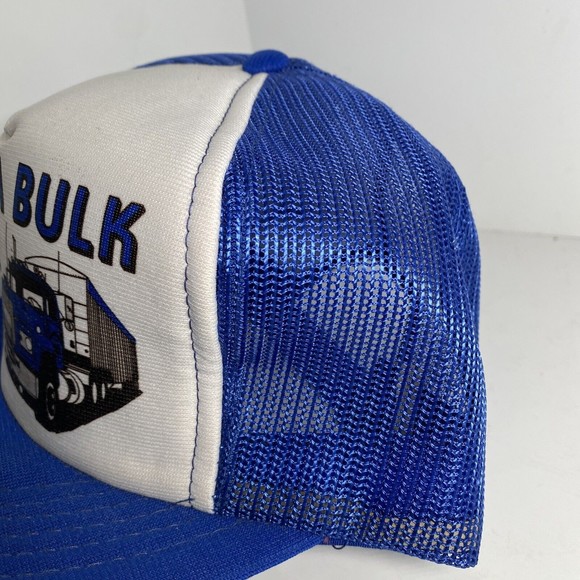Vintage CAYUGA BULK SERVICE INC Trucker Hat Snapback Cap Screen Print - Picture 3 of 12
